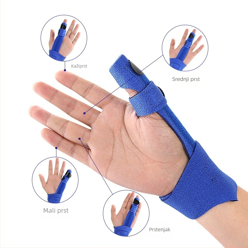 Potpora od složene čelične ploče, plastična ortoza za prste, ortoza za prste, udlaga za fiksaciju kostiju na zalihi veleprodaja