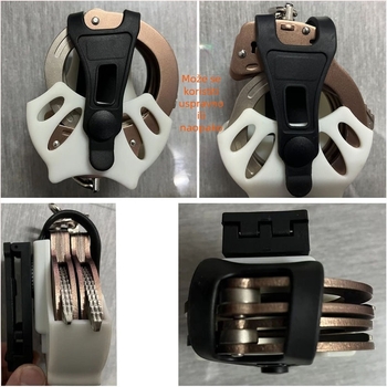 2021 Nova univerzalna torba za brzo izvlačenje lisica za struk, kompatibilna s daskom za kucanje cijevi, boja ružičastog zlata