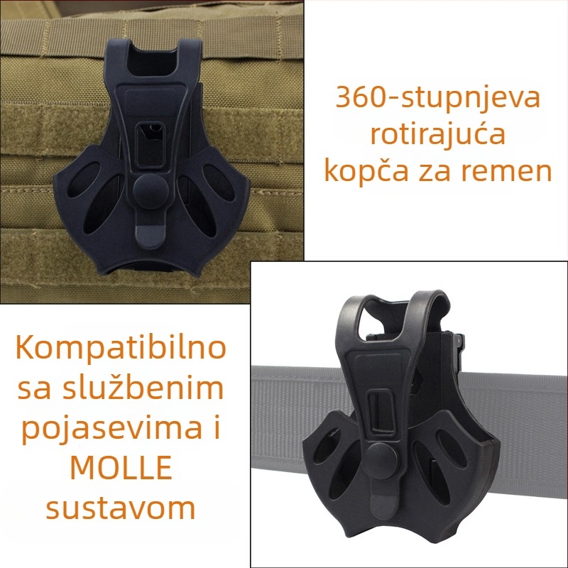 2021 Nova univerzalna torba za brzo izvlačenje lisica za struk, kompatibilna s daskom za kucanje cijevi, boja ružičastog zlata