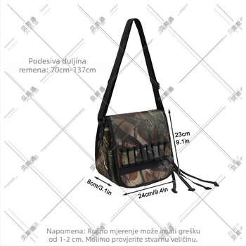 Prekogranična Amazon Outdoor Hunting Cs Taktička oprema Kozmetička torba Torba za metke sa 16 rupa Taktička torba za rame