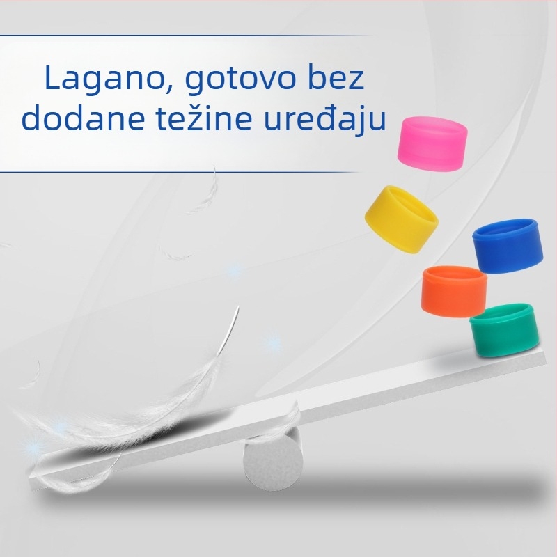 Prsten s logotipom antene za voki-toki, univerzalni gumeni prsten za voki-toki, ukrasni zaštitni poklopac antene, pribor za proizvode