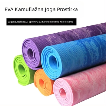 Eva maskirna prostirka za jogu, otporna na vlagu, protuklizna prostirka 6 mm, prostirka za fitness, prostirka za jogu preko granice jugoistočne Azije, eksplozivna prostirka za jogu