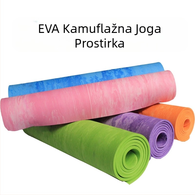 Eva maskirna prostirka za jogu, otporna na vlagu, protuklizna prostirka 6 mm, prostirka za fitness, prostirka za jogu preko granice jugoistočne Azije, eksplozivna prostirka za jogu
