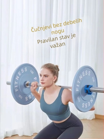 Veleprodajna prostirka za čučnjeve, pomoćna oprema za trening čučnjeva za početnike, kućna TPE prostirka za mršavljenje s efektom štitnih nogu