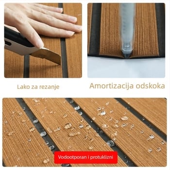 Tvornička eva jahta neklizajuća prostirka za stopala može se rezati, pod za napuhavanje, pod za kampere, vodootporni pribor za kajak