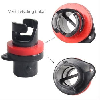 Priključak za ručnu pumpu za zrak, crijevo za spajanje valovite cijevi, višezglobna kopča za usta, pribor za pumpu za gumene čamce