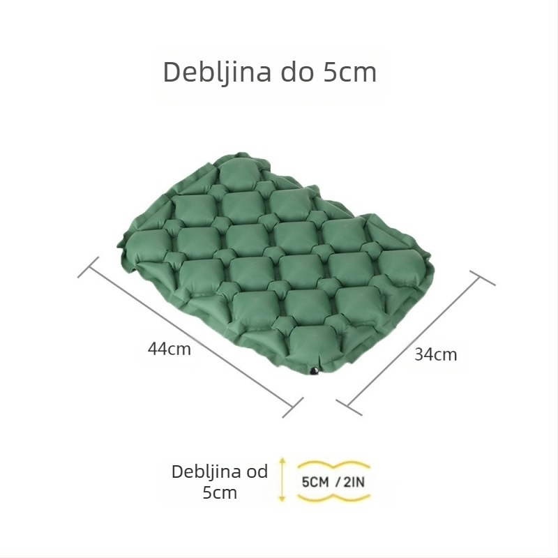 Napuhava prostirka za kućne ljubimce, vanjski piknik, kampiranje, plaža, jedan TPU automatski napuhani krevet, prostirka za spavanje, otporna na vlagu i vodu