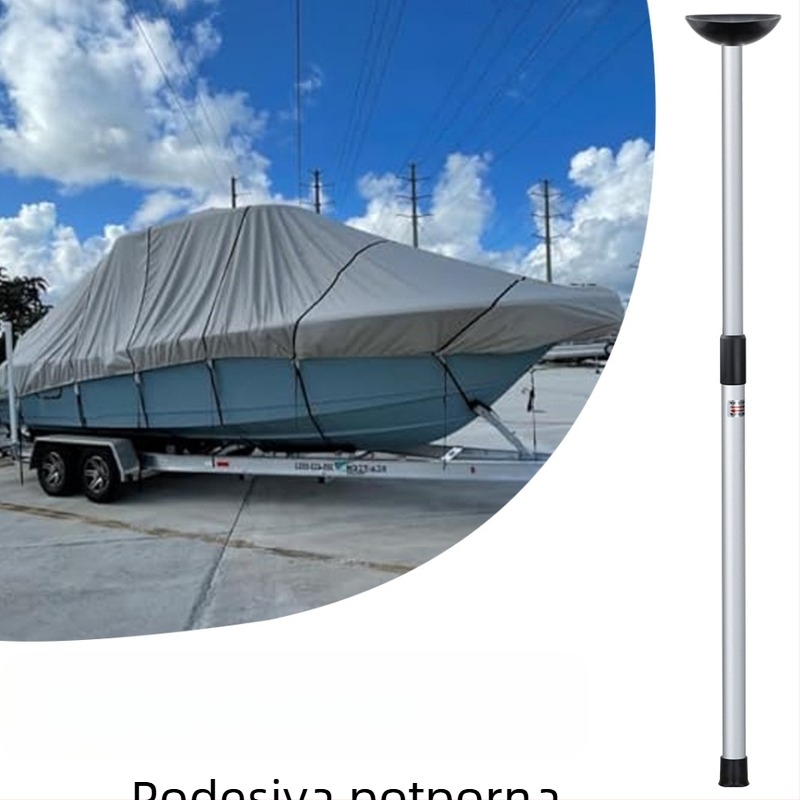 Vanjski teleskopski stup, potporanj za pontonski čamac, potporanj za ceradu, potporanj za pokrov glisera, podesivi aluminijski potporanj nadstrešnice