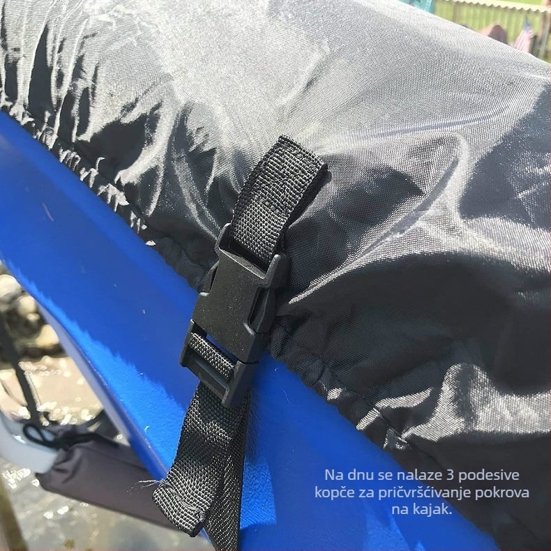 Dropshipping Oxfordska tkanina za kajak s posrebrenim premazom, vodootporna i prašinootporna navlaka za kajak za unutarnju i vanjsku upotrebu, prekogranična