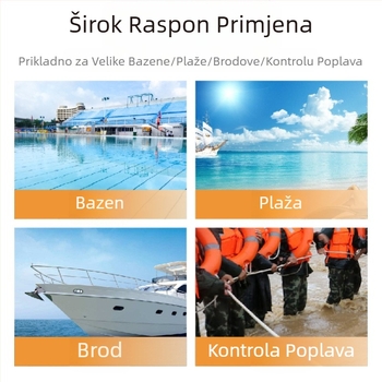 Plutajuće uže za spašavanje može napraviti sigurnosnu bravu Sigurnosno uže Pomorsko sigurnosno uže za spašavanje