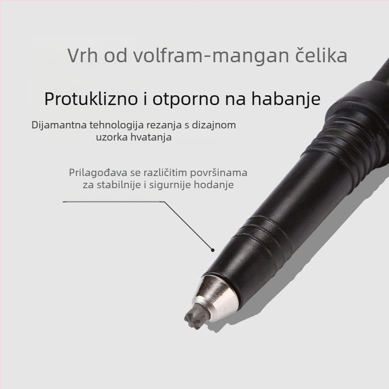 Štapovi za planinarenje od aluminijske legure 7075, štapovi za hodanje po zemlji s vanjskim zaključavanjem, putni, vanjski, sklopivi štapovi za planinarenje s pet dijelova