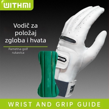 Rukavice za vježbanje golfa od indonezijske janjeće kože, pribor za vježbanje s hvatištem za zamah, ventilacija, oprema za golf za muškarce u zatvorenom prostoru