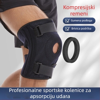 Amazon Plus Size Sports Koljena Štitnici Remen Kompresijski Silikonski Opružni Podesivi Planinarski Koljena Štitnici Patela Zaštitna Navlaka