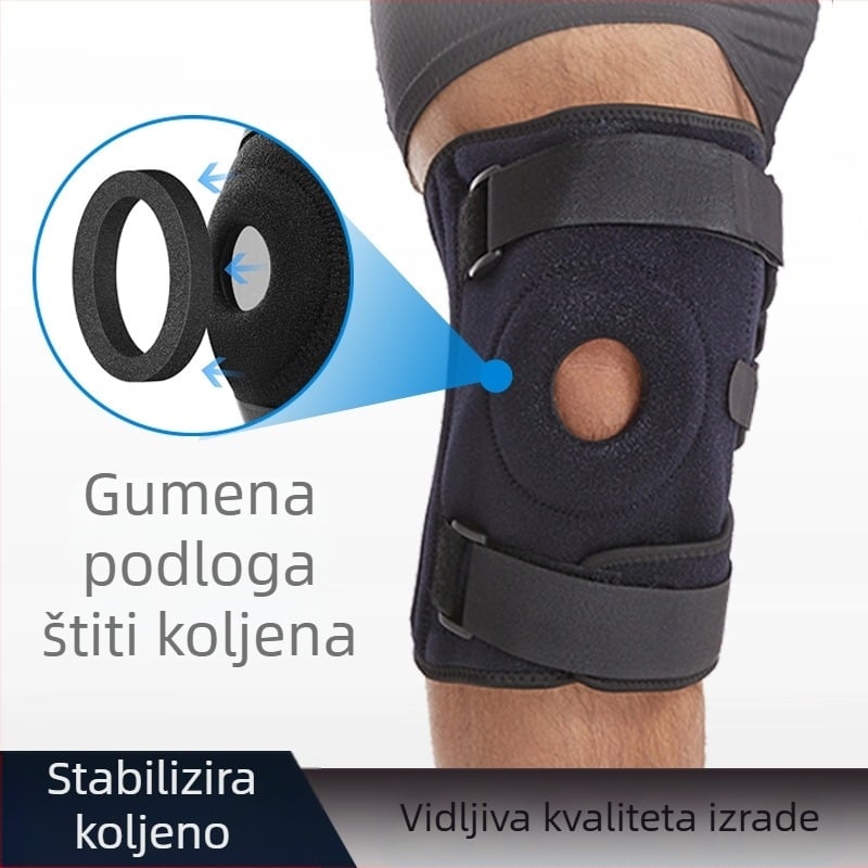 Amazon Plus Size Sports Koljena Štitnici Remen Kompresijski Silikonski Opružni Podesivi Planinarski Koljena Štitnici Patela Zaštitna Navlaka