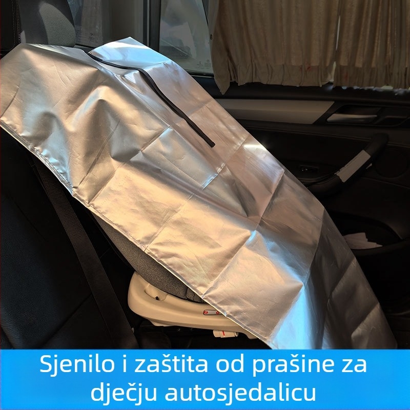 Navlaka za prašinu za dječju autosjedalicu, otporna na prašinu i sunce, pogodna za dječju stolicu, ljetna sjenila, potpuno zamračujuća