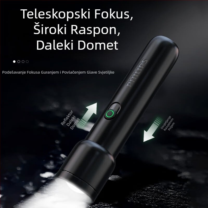 Philipsova svjetiljka, snažno svjetlo, ultra dugotrajna baterija, vanjska rasvjeta, svjetlo za hitne slučajeve, SFL1123