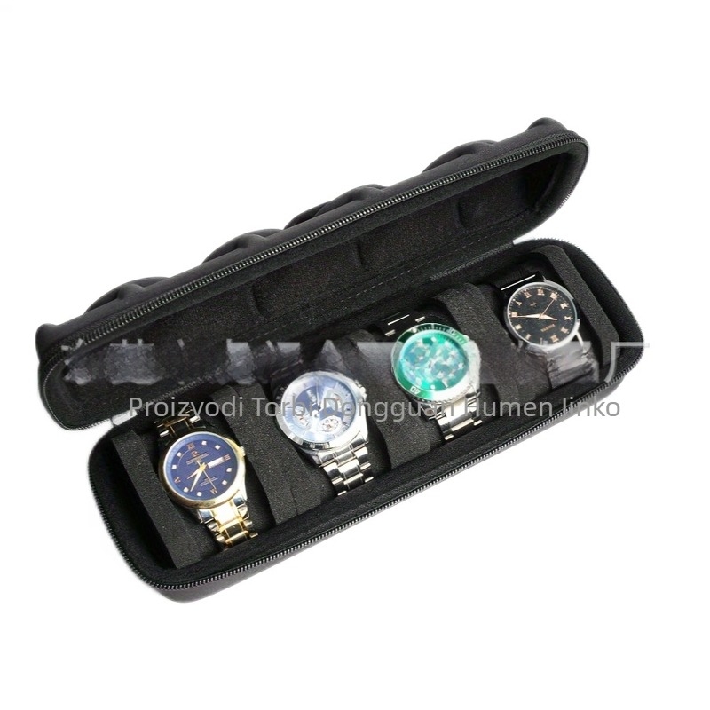 Tvornica izravno iz tvornice, kutija za pohranu 4 sata, prijenosna torba za pohranu satova s tvrdom školjkom, EVA torba za satove