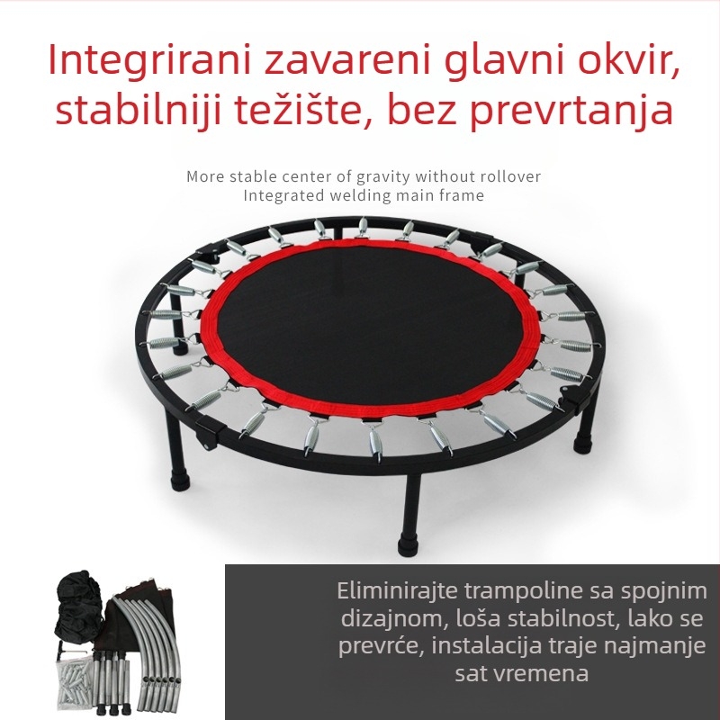 Trampolin za odrasle, djecu, kuću, unutarnju teretanu, krevet za trljanje, obiteljski krevet za skakanje, trampolin za odskakanje, izravna opskrba tvornice