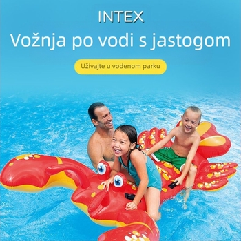 Originalna INTEX realistična igračka za napuhavanje s morskim psom, za dječju igru u vodi, za životinje.