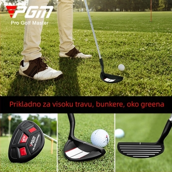 PGM putter za golf, muški i ženski, s mogućnošću kontrole smjera palice za golf s linijom za ciljanje, pješčanom jamom/šipkom za kopanje