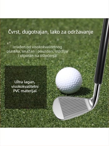 Zaštitna cijev za golf palice 14/set zaštitnih cijevi protiv ogrebotina, omotač od PVC plastične vrećice, pregrada za golf pribor