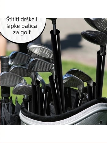 Zaštitna cijev za golf palice 14/set zaštitnih cijevi protiv ogrebotina, omotač od PVC plastične vrećice, pregrada za golf pribor