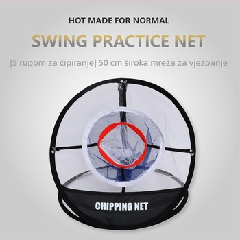 Prekogranična vruća mreža za golf s tri sloja za rezanje šipki, prijenosna sklopiva mreža za vježbanje, mreža za vježbanje šipki za golf
