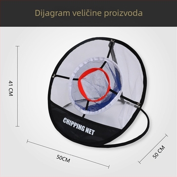 Prekogranična vruća mreža za golf s tri sloja za rezanje šipki, prijenosna sklopiva mreža za vježbanje, mreža za vježbanje šipki za golf