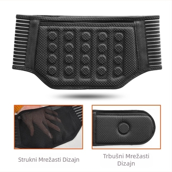 Snažan magnetski pojas za proizvode srednje i starije dobi, ploča za struk, grijanje struka i trbuha, čelična ploča za potporu struka, pojas za potporu struka