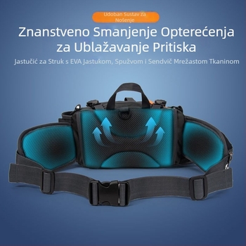 G2C [Višeslojna pregrada] Nova torba za planinarenje preko ramena, ultra tanka, izdržljiva, vodootporna i višenamjenska za kampiranje