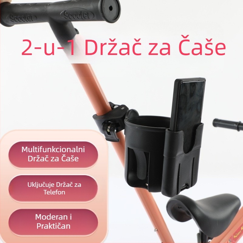 Držač za bočicu za dječja kolica, pribor za dječja kolica, držač za bocu s vodom s brzim otpuštanjem za bicikl, držač za čaše s vodom