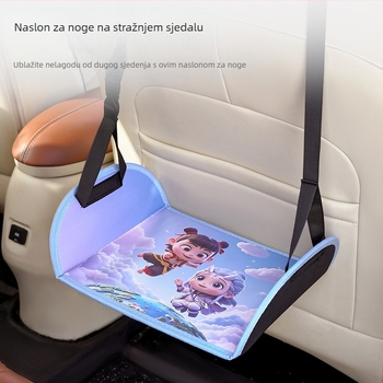 Oslonac za noge na stražnjem sjedalu automobila, dijete, odrasla osoba, odmor na duge relacije, pedala, putovanje, autonomni automobil, poslovni odmor, artefakt