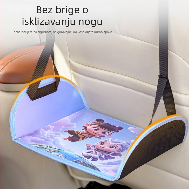Oslonac za noge na stražnjem sjedalu automobila, dijete, odrasla osoba, odmor na duge relacije, pedala, putovanje, autonomni automobil, poslovni odmor, artefakt