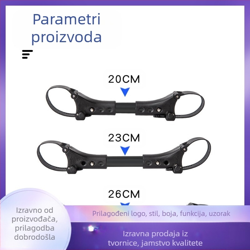Priključak za kolica za blizance, trojke, četvorke, univerzalni priključak za kolica veleprodaja