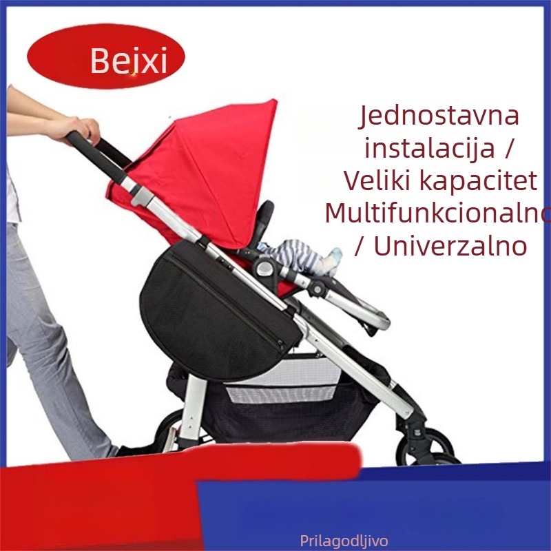 Amazon Hot Selling Baby Side Storage Bag Multifunctional Waterproof Storage Bag Beb Car Viseća torba za pohranu