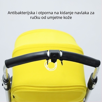 Rukavice za presvlačenje dječjih kolica, pribor za kolica, zaštitna navlaka od PU kože s patentnim zatvaračem za Bugaboo seriju bee6