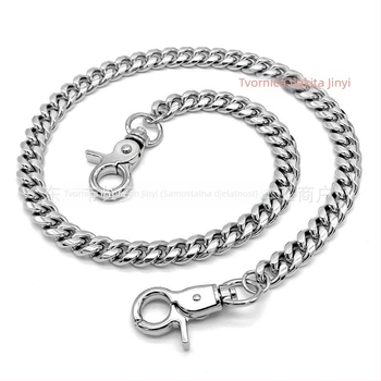 Europski i američki modni osobnost hip hop brusni lanac titan čelični lanac lokomotivski lanac hlače lanac ins vjetar ukras muški lanac veleprodaja