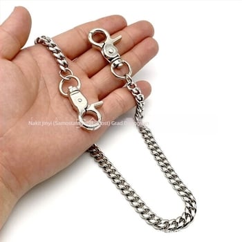 Europski i američki modni osobnost hip hop brusni lanac titan čelični lanac lokomotivski lanac hlače lanac ins vjetar ukras muški lanac veleprodaja