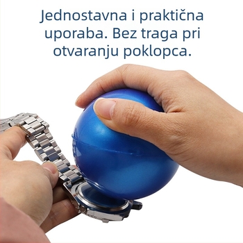 Gumena kuglica za otvaranje satova, alat za popravak satova, rotirajući stražnji poklopac, otvarač satova, gumena kuglica, bešavni poklopac za sat