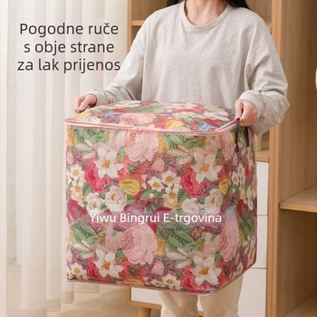 Vrećica za pohranu cvijeća, cvjetna vrećica za pohranu s dvostrukim patentnim zatvaračem, vodootporna, otporna na vlagu, zadebljana torbica