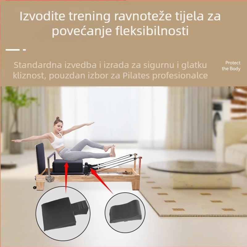 Tvornička prostirka za trudnice s vlastitom funkcijom, pomoćni naslon za glavu i vrat za pilates, jastuk za fitness trening i jogu, neklizajuća prostirka