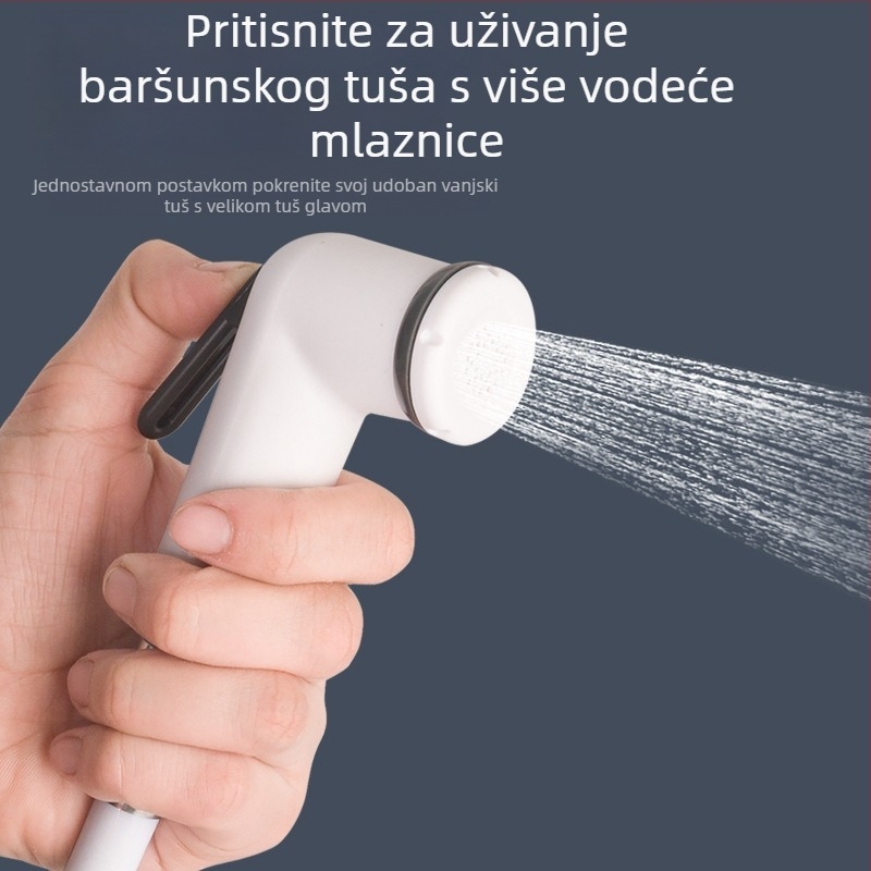 Mini mlaznica za tuš Yacht, štedljiva tuš kabina pod pritiskom, modificirani vanjski pribor, ABS mlaznica