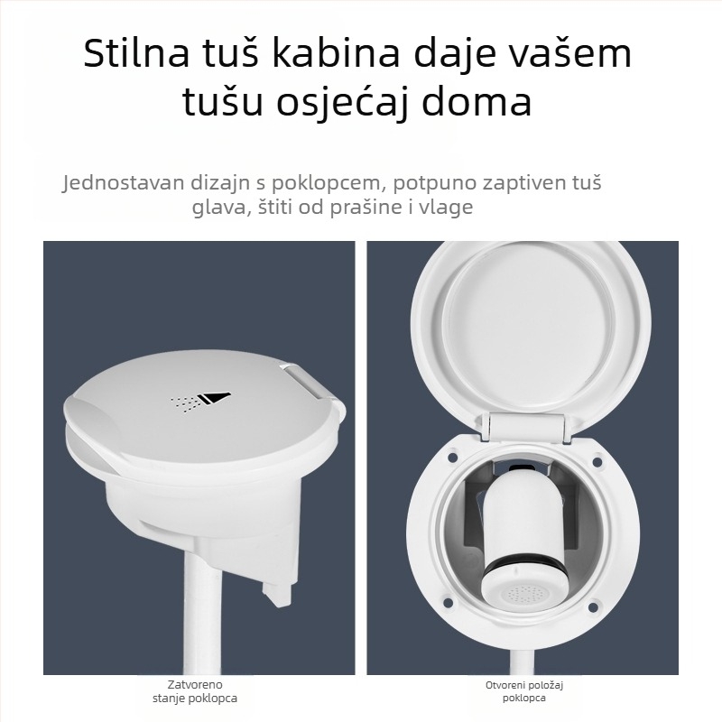 Mini mlaznica za tuš Yacht, štedljiva tuš kabina pod pritiskom, modificirani vanjski pribor, ABS mlaznica