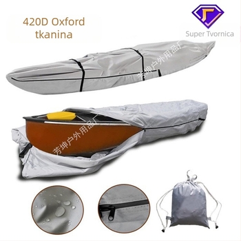 Amazon prekogranična vanjska vodootporna navlaka za kajak, 420D Oxford tkanina, kanu, kiša, krema za sunčanje, navlaka za brod, kaput za brod