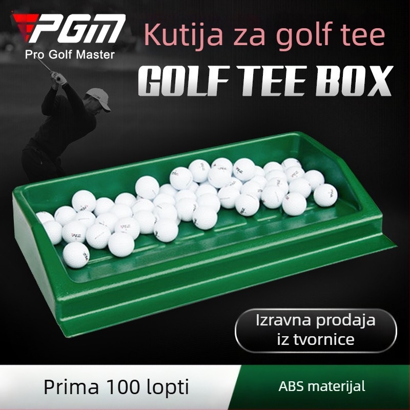 PGM kutija za posluživanje golfa može pakirati 100 loptica, tanjur za posluživanje od plastike visoke čvrstoće, pribor za pohranu na terenu za vježbanje