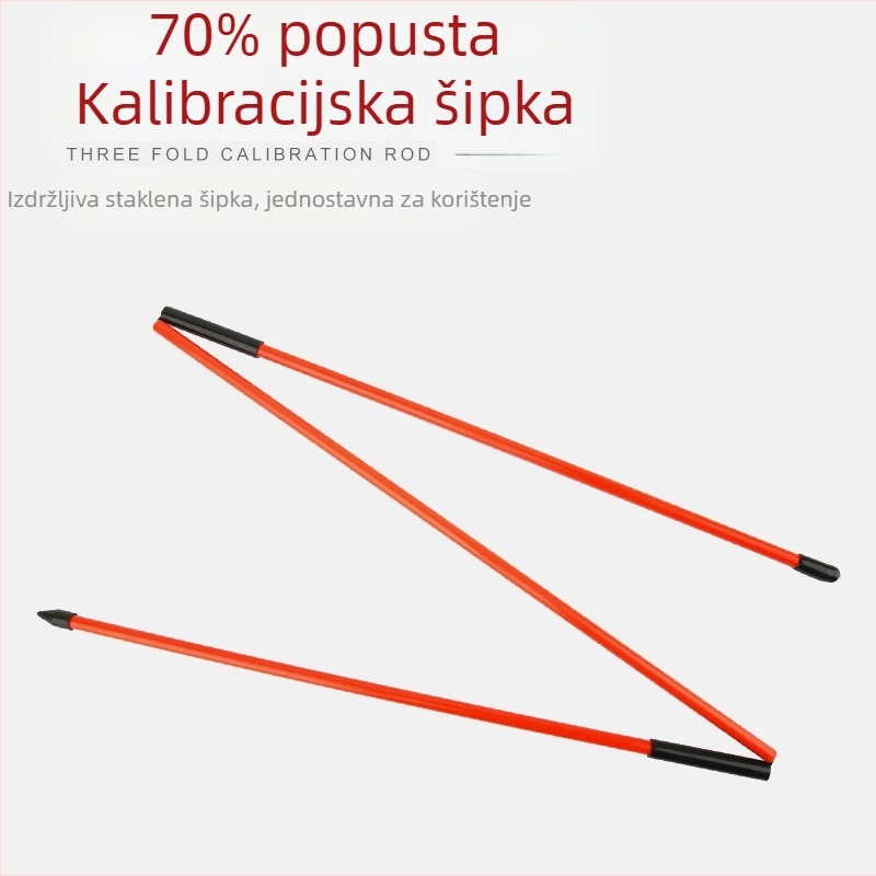 Pomoćni indikatorski štapić za vježbanje golfa, štapić za poravnanje, trostruki štapić za smjer za pomoćni trening u vježbanju golfa