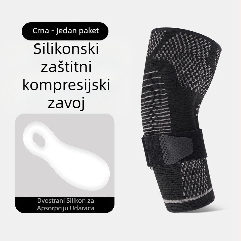 3D tkani silikonski oslonac za laktove pod pritiskom za tenis i košarku, sportska zaštita od naprezanja, podesivi oslonac za laktove i zaštitna oprema za smanjenje opterećenja