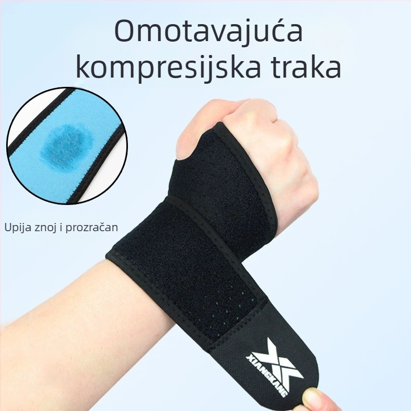 Zaštitnik za zglob za muškarce i žene, omotač za tetive, bol i umor, ozljede zgloba, uganuće, omotač za badminton, prozračni štitnik za zglobove, ljetni sportovi, fitness