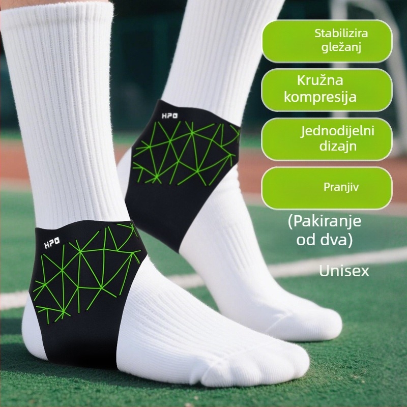 Silikonske ortoze za gležnjeve, isprane ljepilom, ortoze za gležnjeve visokog pritiska protiv uganuća, ortoze za gležnjeve za košarku, nogomet i trčanje