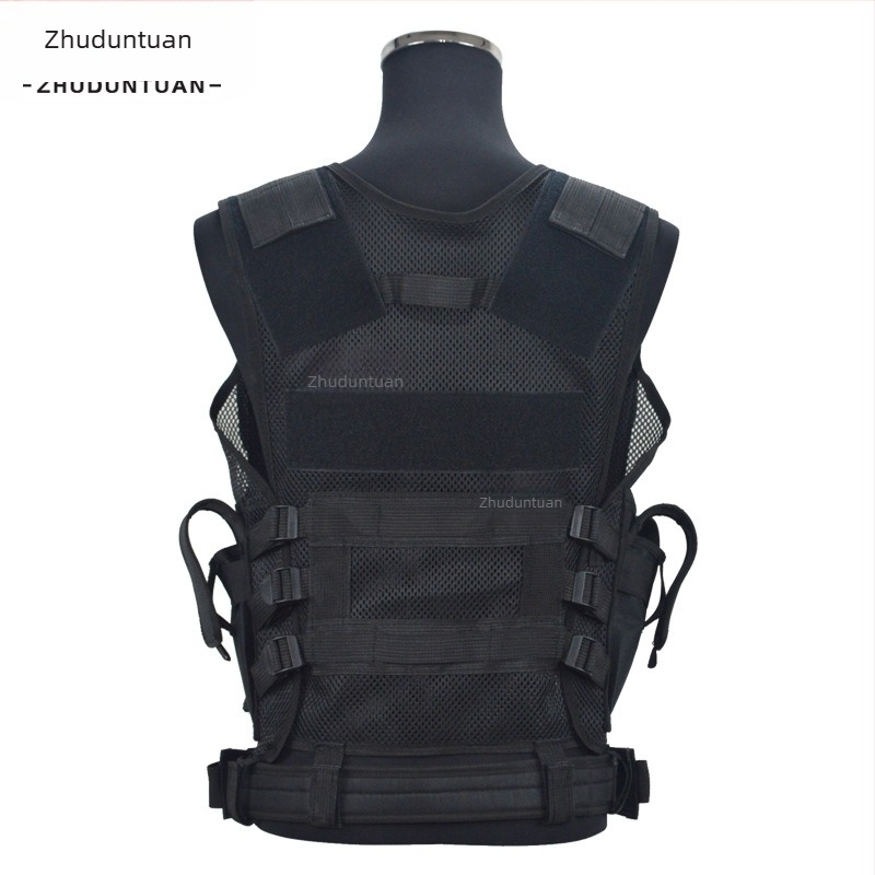 Prekogranični popularni 047 taktički prsluk, mrežasti prsluk, prozračni, otporni na habanje, zaštitna oprema za trening na otvorenom